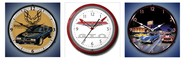 Muscle Car Clocks - GTO Neon Clock, Trans Am Clock, Bruce Kaiser