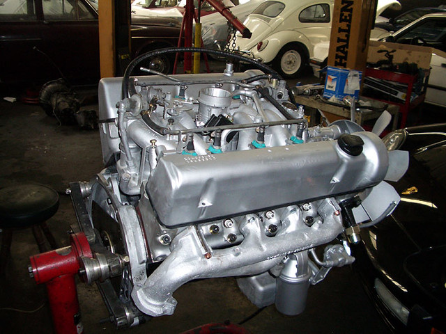 1973 Mercedes 450SL engine rebuild 